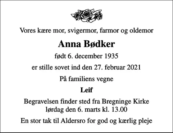 Botanik bad menu Anna og Edvard Peder Bødker - POUL-ERIK CHRISTENSEN SLÆGT OG ANER